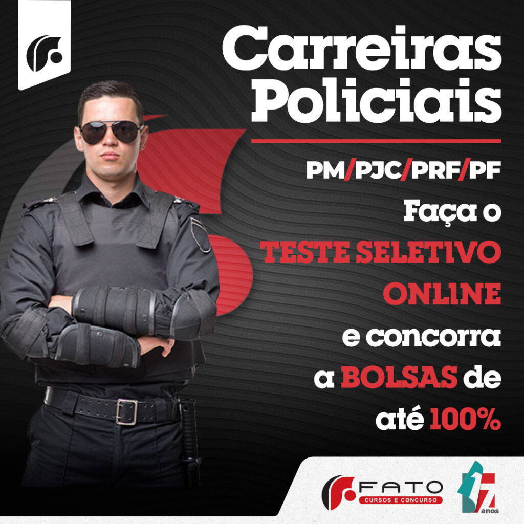 Teste Seletivo Carreiras Policiais Fato Educacional